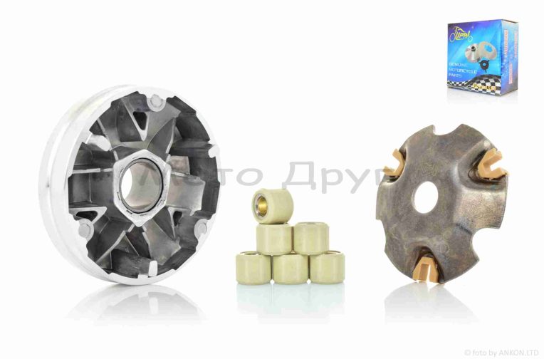 Вариатор передний DIO AF27/34, GY6 50 ролики 8.5g “LIPAI”