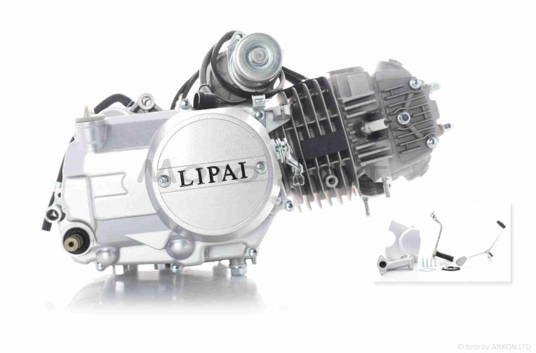 Двигатель  1P54FMI  125cc, механика, алюминиевый цилиндр  “LIPAI”  (Delta, Alpha, Pitbike)