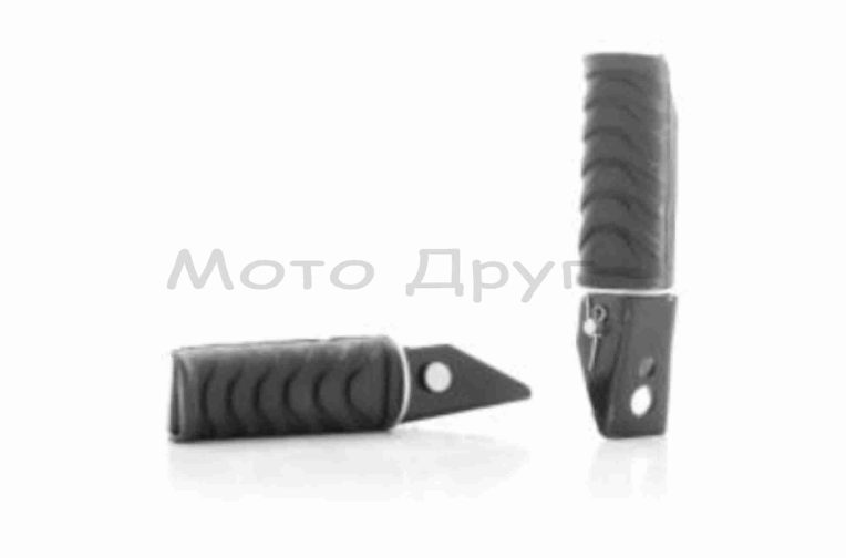 Подножки пассажира  CB/CG  V150A  с креплением, металл, прорезиненные