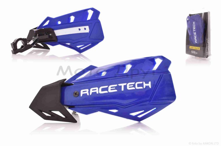 Защита рук на руль (пара)  мото  #X-FORCEHANDGUARD4  “RACE TECH”  (синяя)