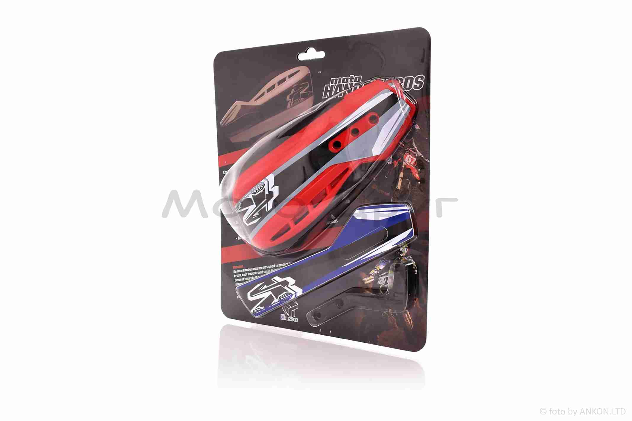 Захист рук мото #R червоні "CHENGYE" - Зображення 2