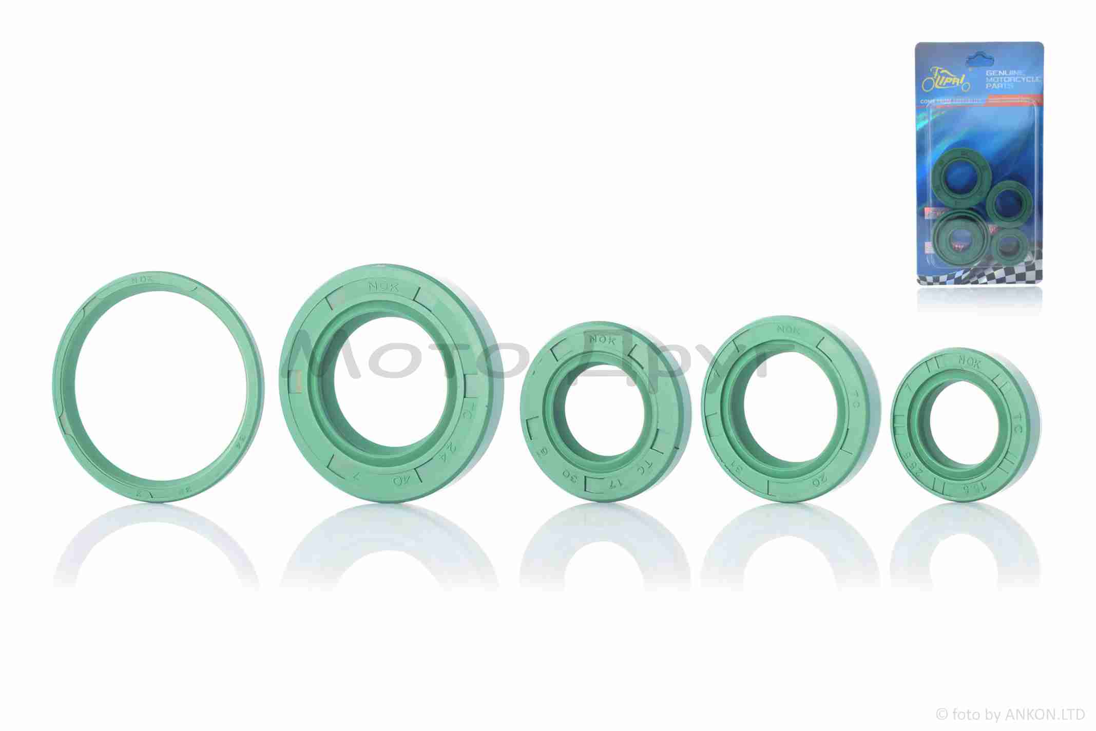 Сальники к-кт DIO AF27/34/35, LEAD 5шт #PRO "LIPAI"