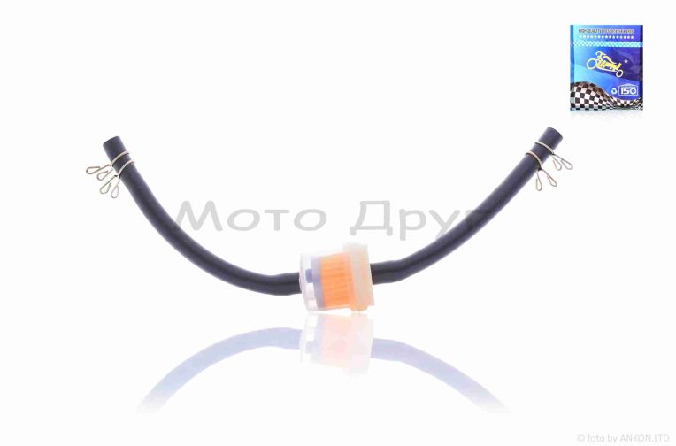 Фільтр паливний  барильце з магнітом, шланги та хомути  D-32  d-6  “LIPAI”