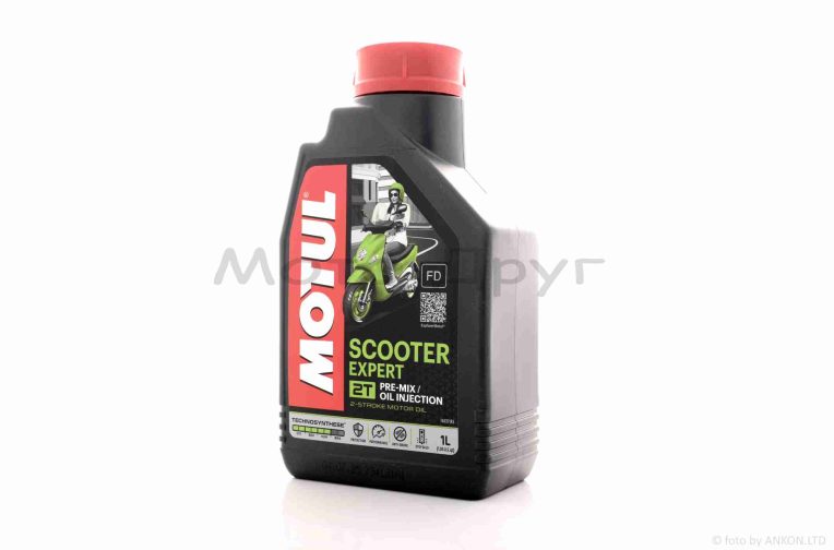 Олія моторна  2T, 1л  напівсинтетика  “MOTUL”  (SCOOTER EXPERT)  ФРАНЦІЯ