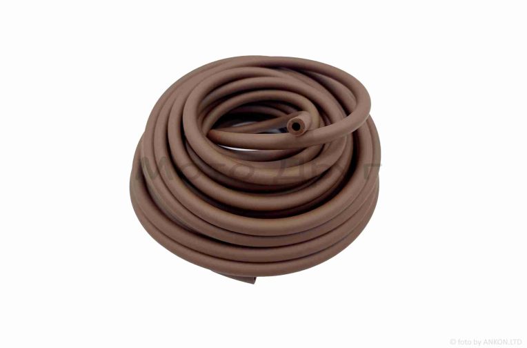 Шланг топливный бензогенератора  4mm, 10 метров, силиконовый  (коричневый)