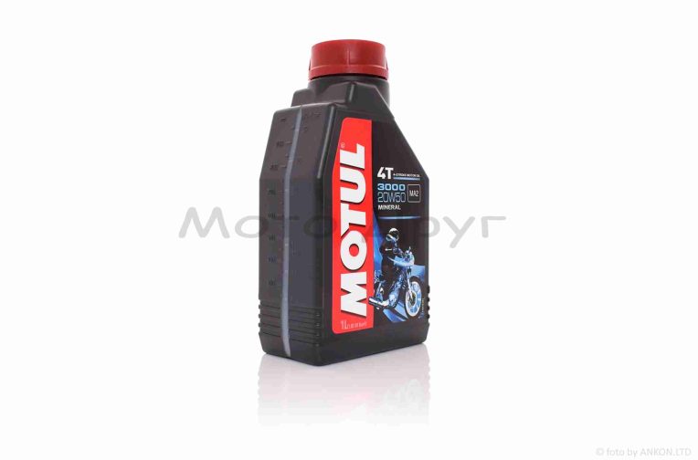 Олія моторна 4T, 1л мінералка “MOTUL” (20W50, 3000) ФРАНЦІЯ