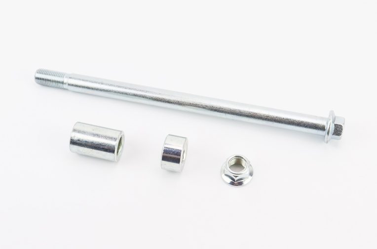 Вісь колеса заднього d15mm; L245mm + 2 втулки