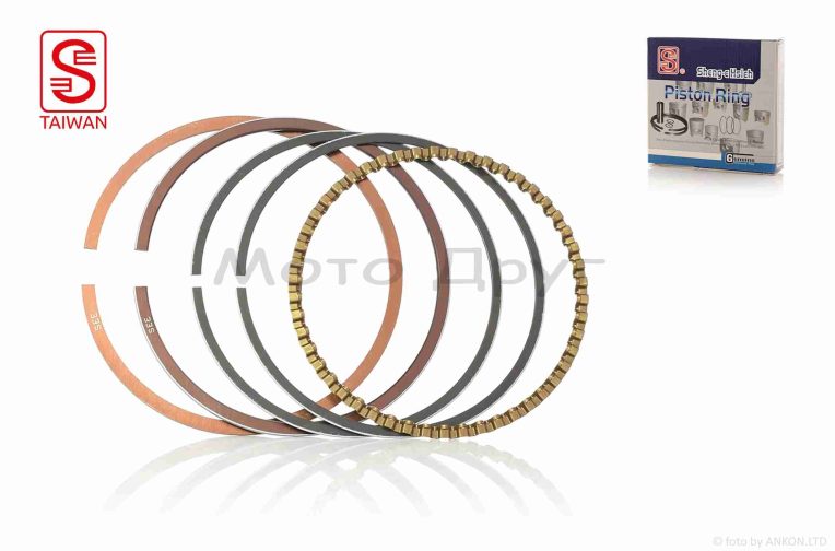 Кільця к-кт  GY6 80  STD  47.00  “SEE”  (Sheng-E)  ТАЙВАНЬ  (блістер)