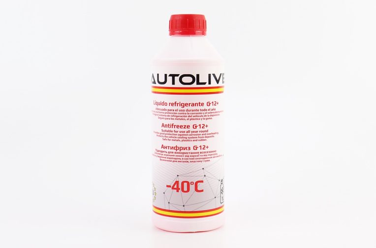 Рідина охолоджуюча -40°C “АНТИФРИЗ G12+”, червониа 1L