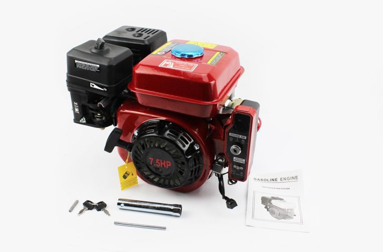 Двигун мотоблочний у зборі, вал шпонка D-20mm, 7,0л.с. 170FE+ стартер, фільтр поролоновий(без ключів)