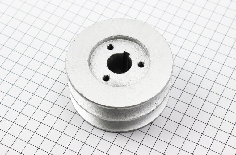 Шкив под коленвал d-19mm (D-85mm, 2-х ручейковый, два паза под ремень SPB, металл) 168F/170F Тип 1