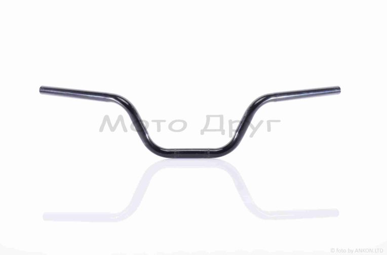 Руль  мото  d22-22-22, L690, h150  сталь  “JSBM”  (черный)