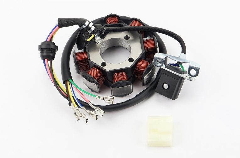 Статор магнето (генератора) (8 катушек “5 проводов”), (d=88,5мм)