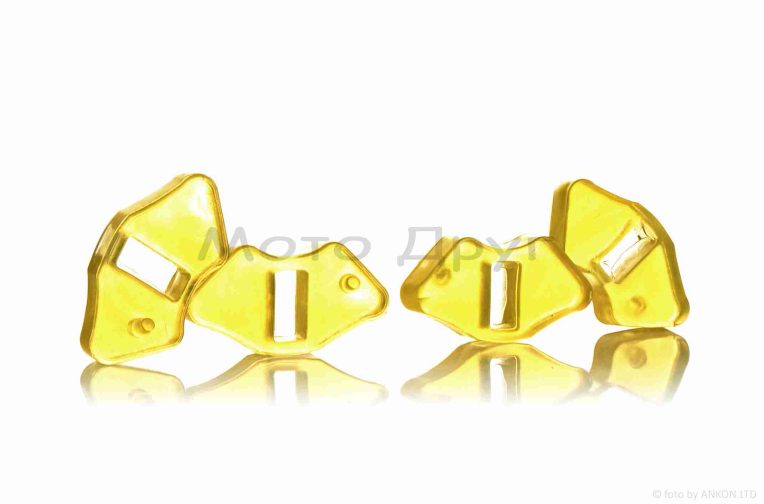 Резинки демпферные колеса  Delta  силикон, желтые  “DDL”