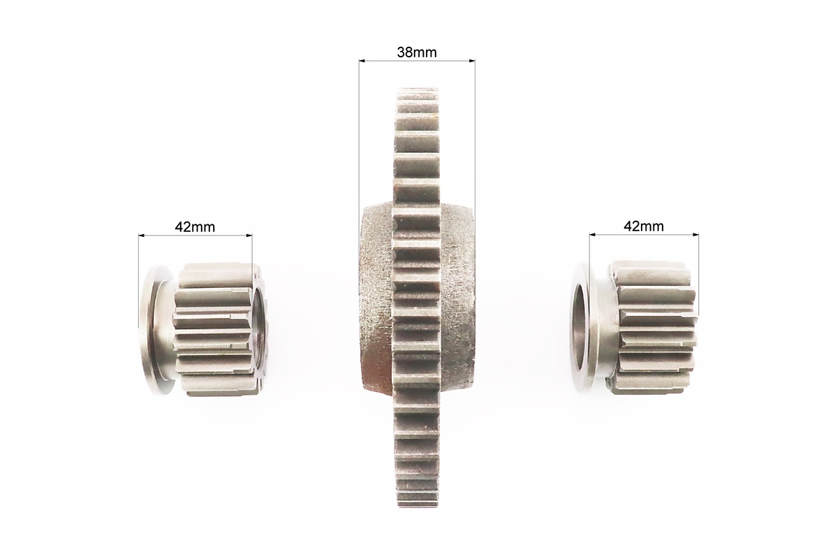 Вал КПП дифференциала+шестерня Z-47+шестерня-2шт Z-15, к-кт 4шт 101-2 (возможен налет) — изображение 3