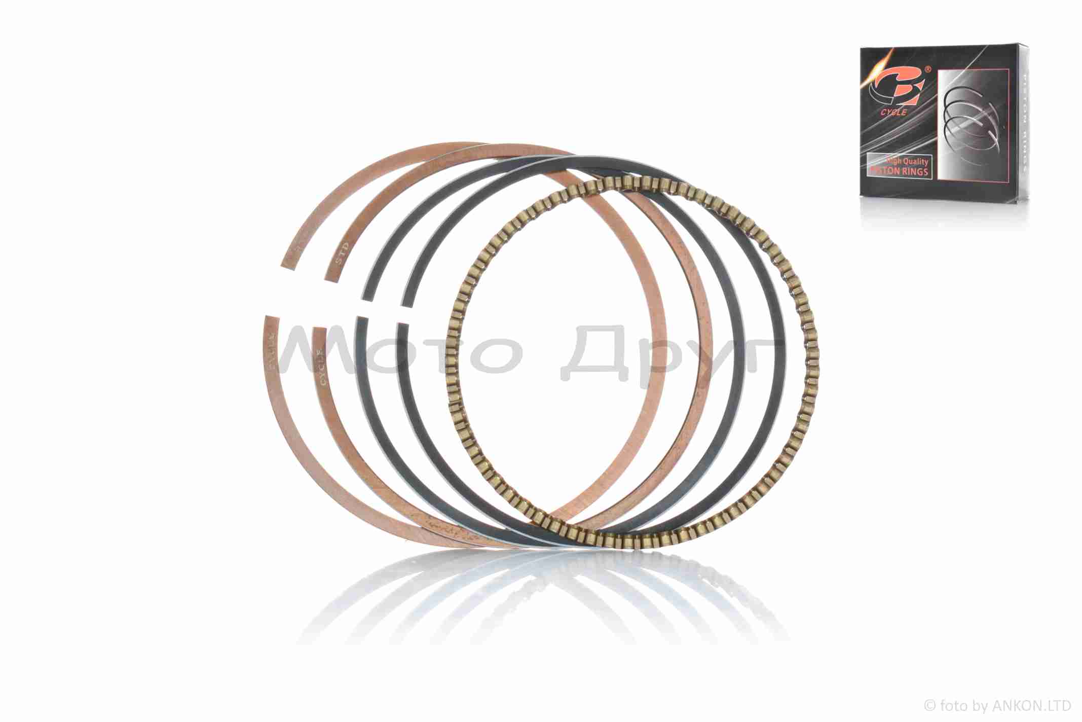 Кільця к-кт CB/CG 125/140cc STD 56.50 "B-CYCLE"