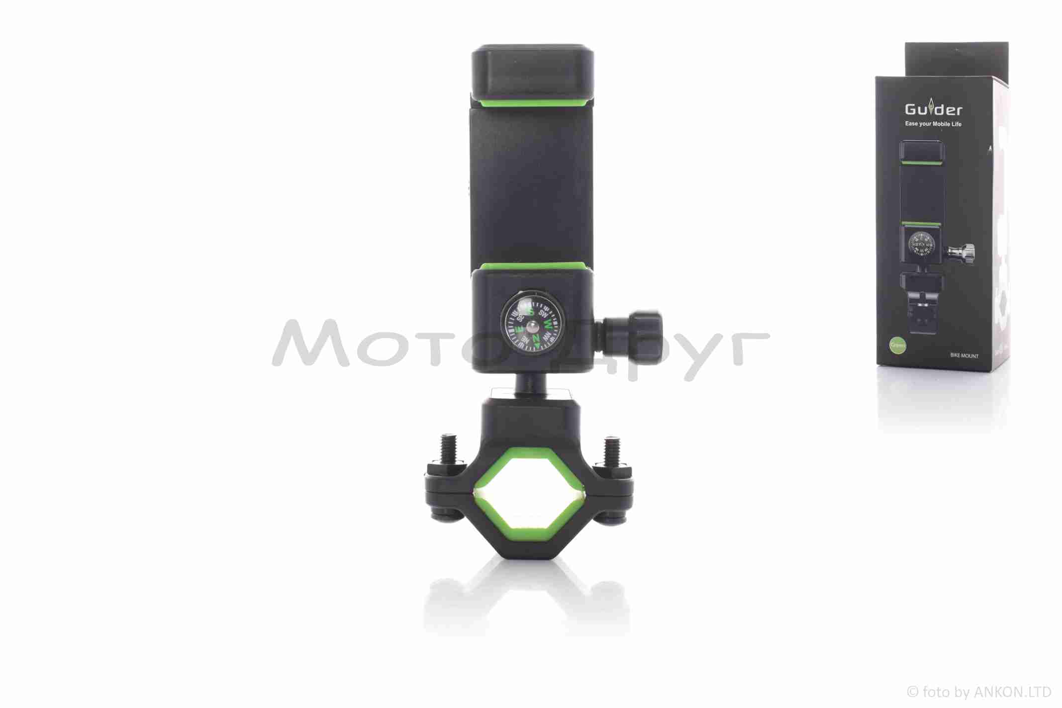 Тримач для телефону кріплення на кермо +компас #Q-003 #SJJ-011
