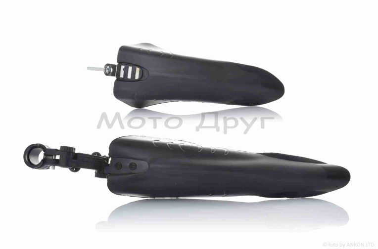 Крила бризковики вело  пластмас  (чорні)  #DNB-003