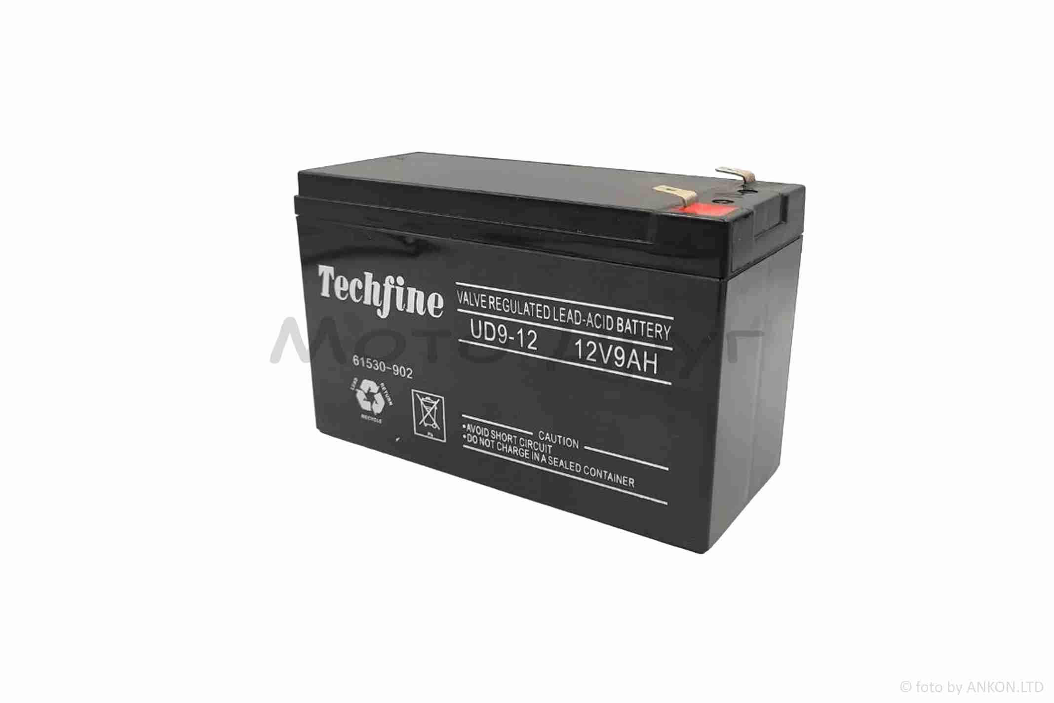 Акумулятор SLA 12V 9A 151-65-94mm UD9-12 (2022) - Зображення 3