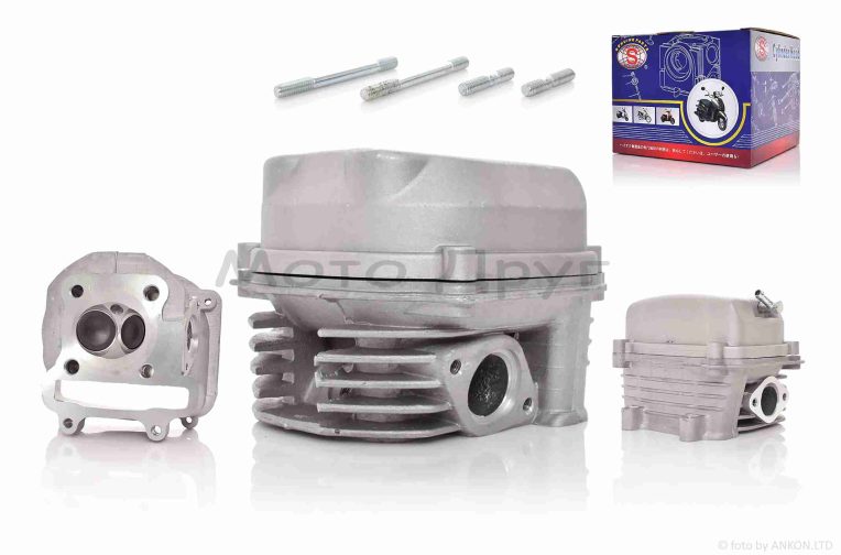 Головка цилиндра  GY6 150  D57.4, d23/28  в сборе +крышка  “SEE-SL”