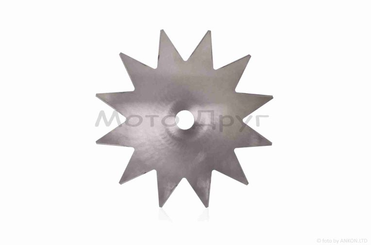 Нож косы  12T  D255  d25.4  сталь 65  “TTN”