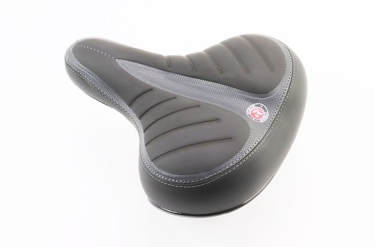 Сидіння ХВЗ 245×210мм, чорно-сіре HBAZ-5555