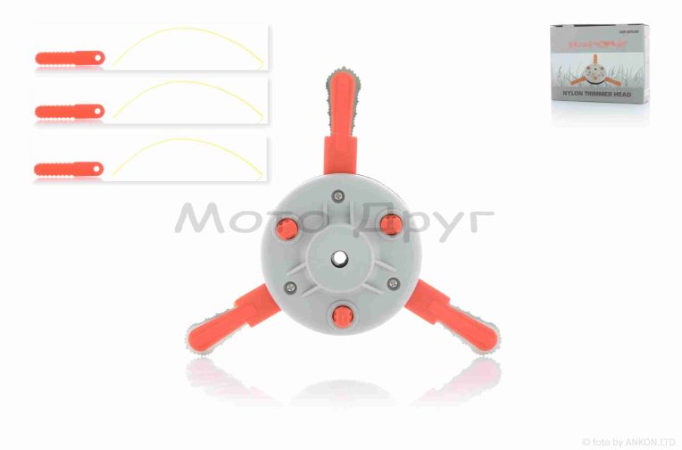 Катушка косы  “3 в 1” + леска, ножи