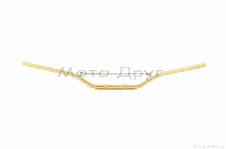 Кермо мото d22-22-22 +перемичка (жовте)