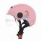 Шолом каска дитячий  "STOCK"  (#1, рожевий, матовий, візор прозорий)