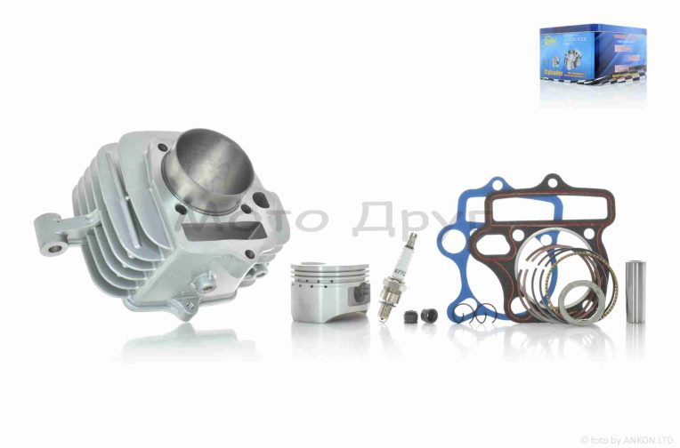 Поршневая группа (ЦПГ) YX125/JH125 (154FMI)  D54, p14, h78.3, алюминий, ухо  #PRO  “LIPAI”