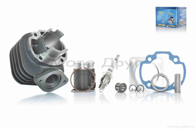 Цилиндр к-кт (цпг) Honda DIO ZX/AF34 50cc-40мм (палец 12мм) (AF35 DIO ZX; AF48 LEAD)   #PRO  “LIPAI”