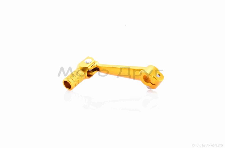 Педаль перемикання передач  універсальна  CNC, складана  “LIPAI”  (жовтий)