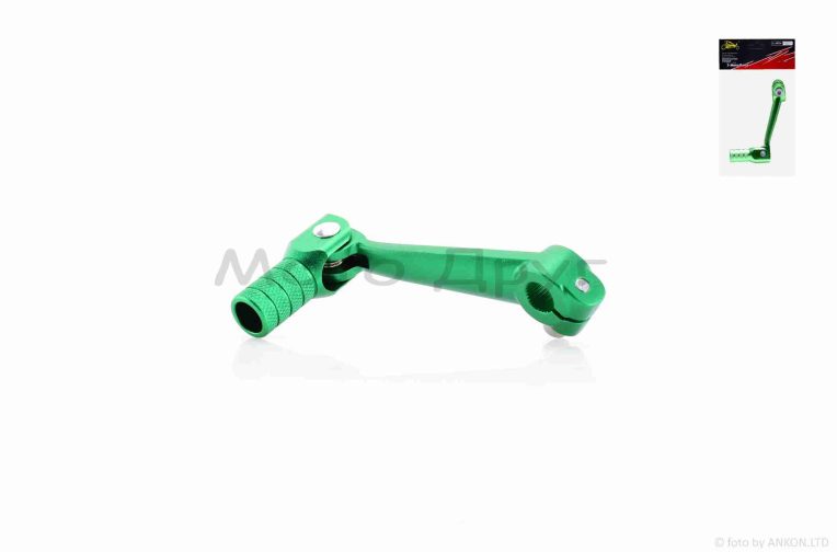 Педаль перемикання передач універсальна  CNC, складана  “LIPAI”  (зелена)