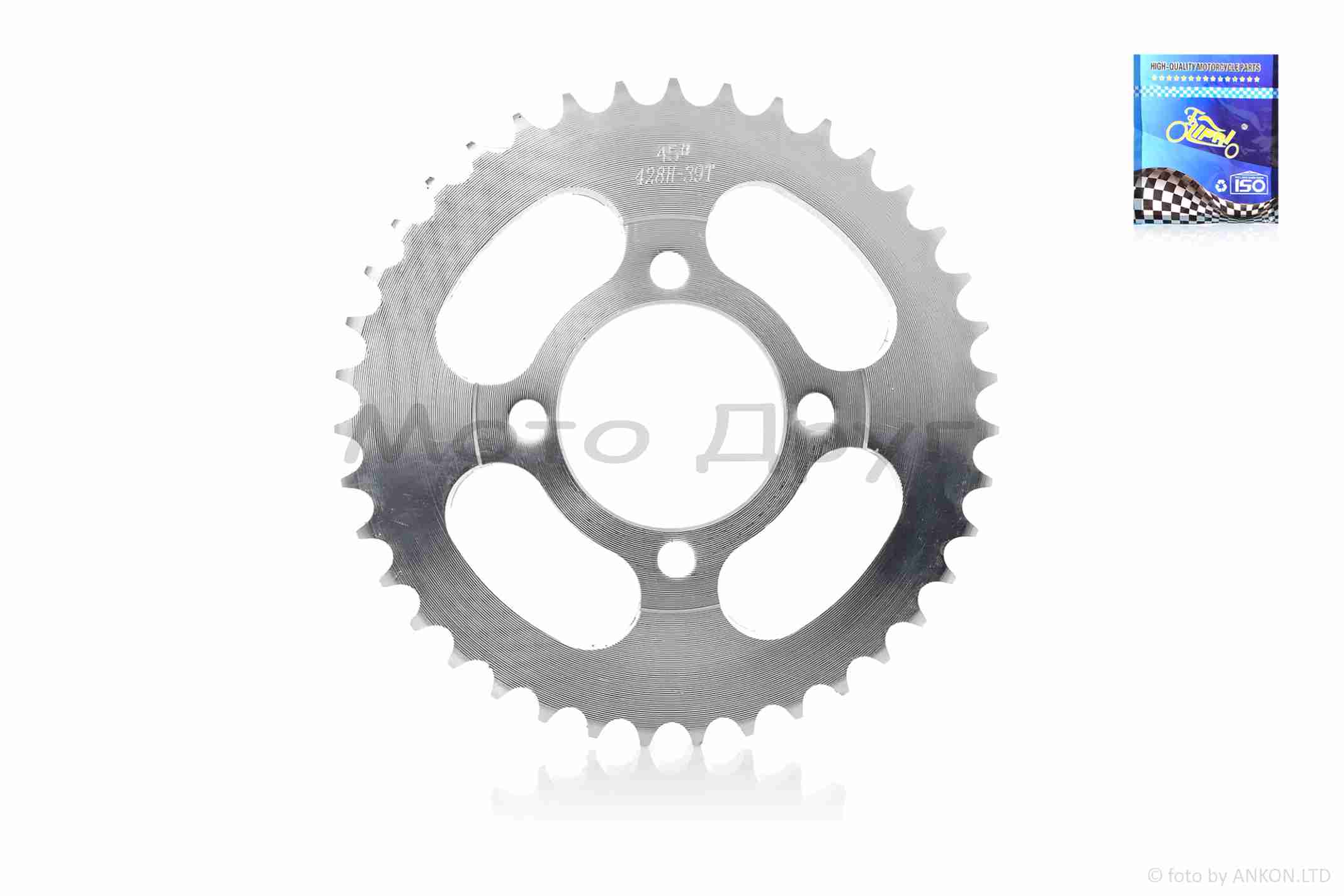 Зірка трансмісії задня 4-70/50, d54, D162 428-39T Delta "LIPAI" (S)