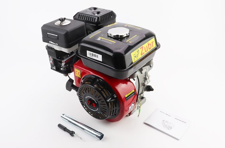 Двигун мотоблочний у зборі, вал шпонка D-19mm, 7,0л.с. 170F, фільтр масляний + шків SPB