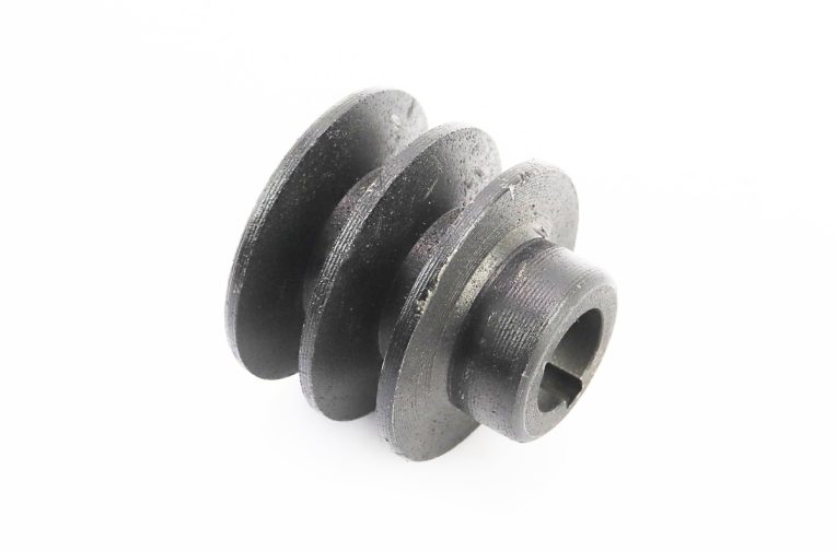 Шків під колінвал d-19mm (D-55mm, 2-х пазний, два пази під ремінь SPA, метал) 168F/170F