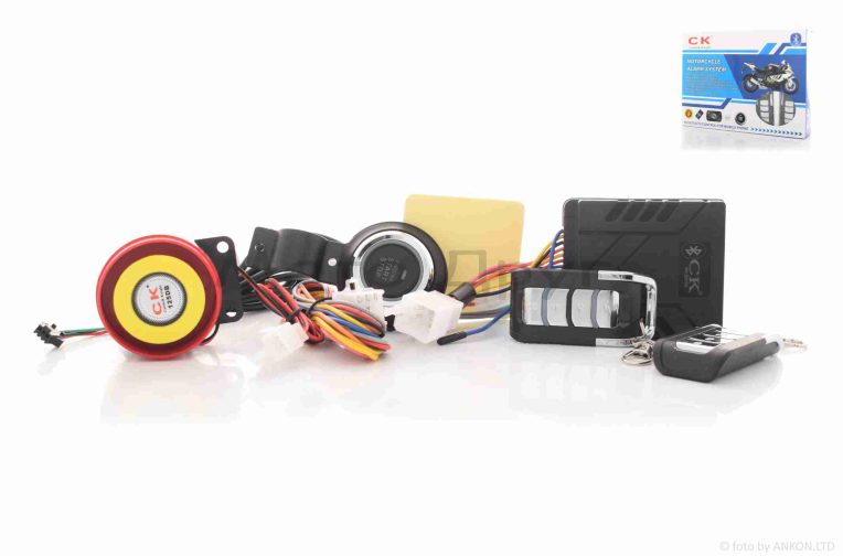 Сигналізація  два брелоки, дистанційний пуск, Bluetooth керування  #MTC-HJ-1208