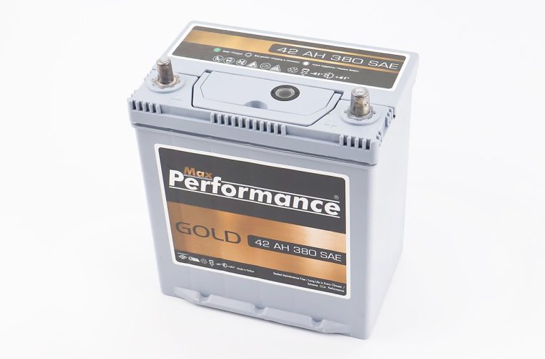 Аккумулятор 12V42Ah 6СТ 380A R+ кислотный GOLD (L195*W127*H205/224mm), Турция