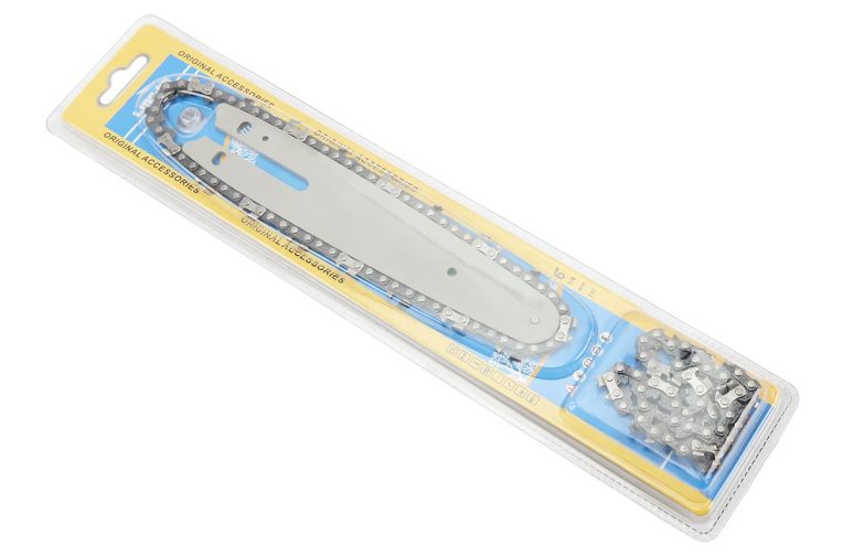 Шина 6″-1,1mm 1/4″ 36зв L-18см (Підходить на акумуляторну міні-пилу)  + ланцюг 1/4″-1,1mm-36зв. круг. зуб-2шт, на блістері