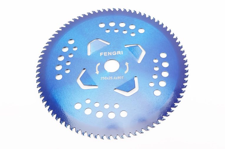 Ніж 80Тх255mm побідитові зуби “пелюстка”, “BLUE”