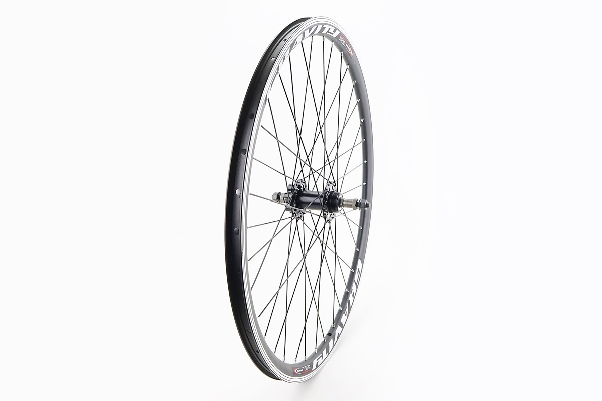 Колесо 27,5" заднее V/Disk-brake, обод и втулка 14Gx36H алюминиевые, под вольнобег, крепл. гайка, "GRAVITY"