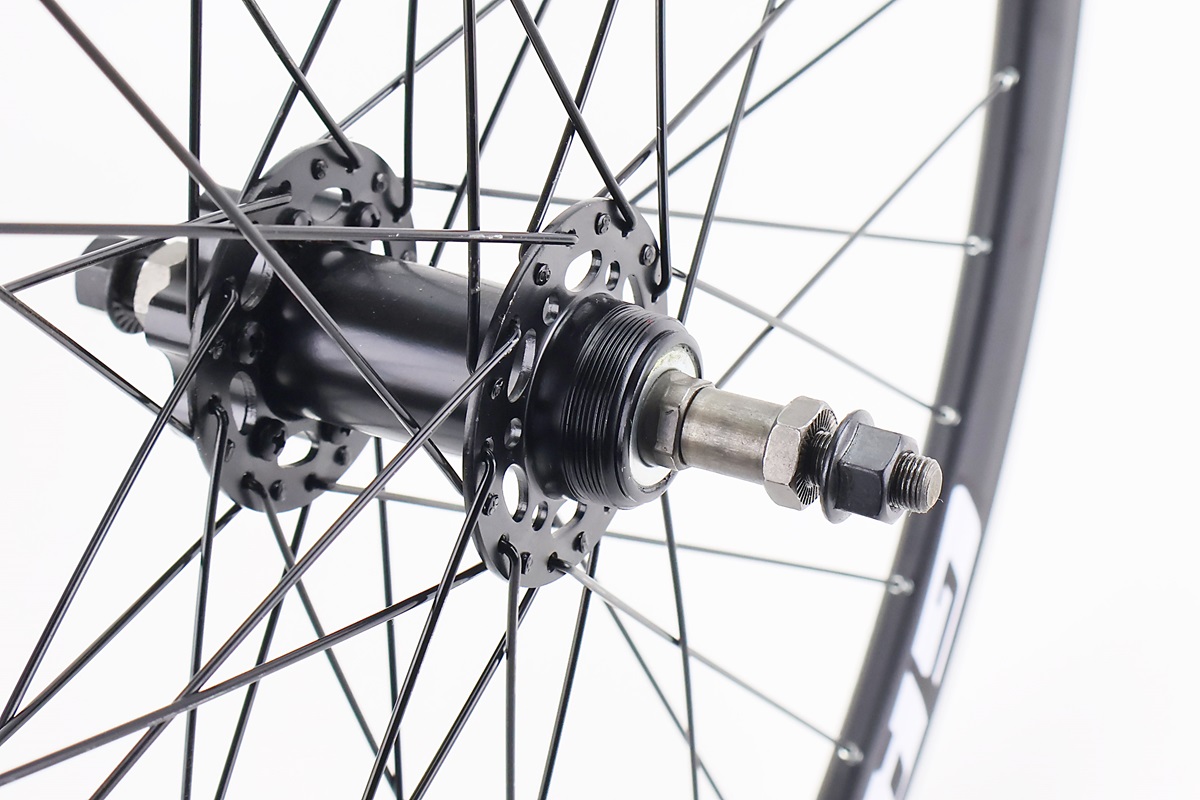 Колесо 27,5" заднее V/Disk-brake, обод и втулка 14Gx36H алюминиевые, под вольнобег, крепл. гайка, "GRAVITY" — изображение 3