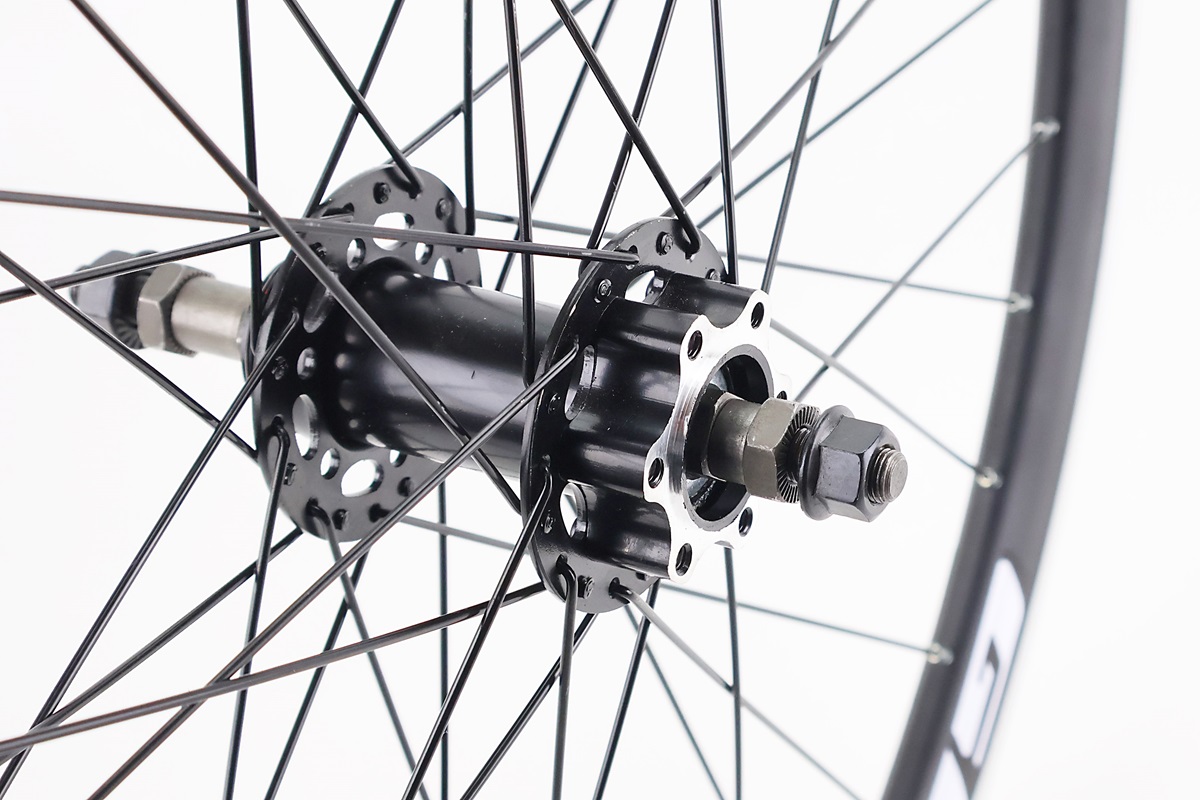 Колесо 27,5" заднее V/Disk-brake, обод и втулка 14Gx36H алюминиевые, под вольнобег, крепл. гайка, "GRAVITY" — изображение 4
