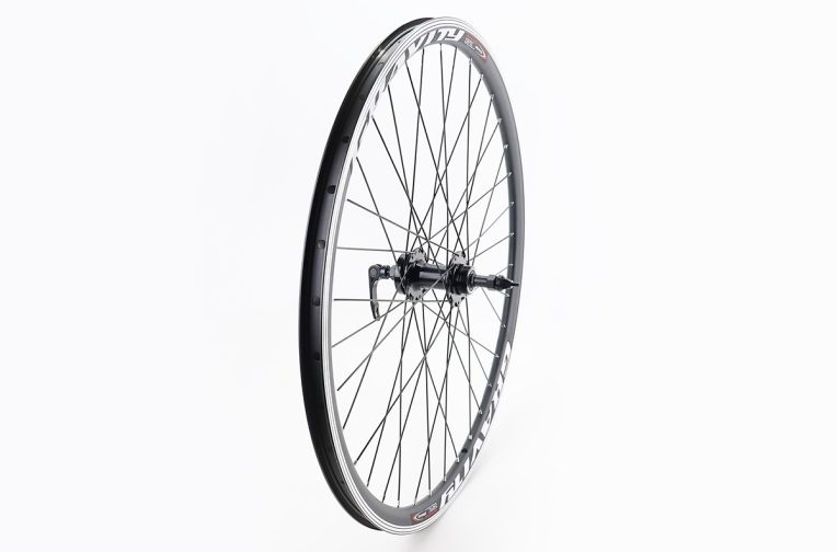 Колесо 27,5″ заднее Disk-brake, обод “капля” и втулка 14Gx36H алюминиевые, пром-подшипники NECO MS31R, под вольнобег, крепл. эксцентрик, “GRAVITY”