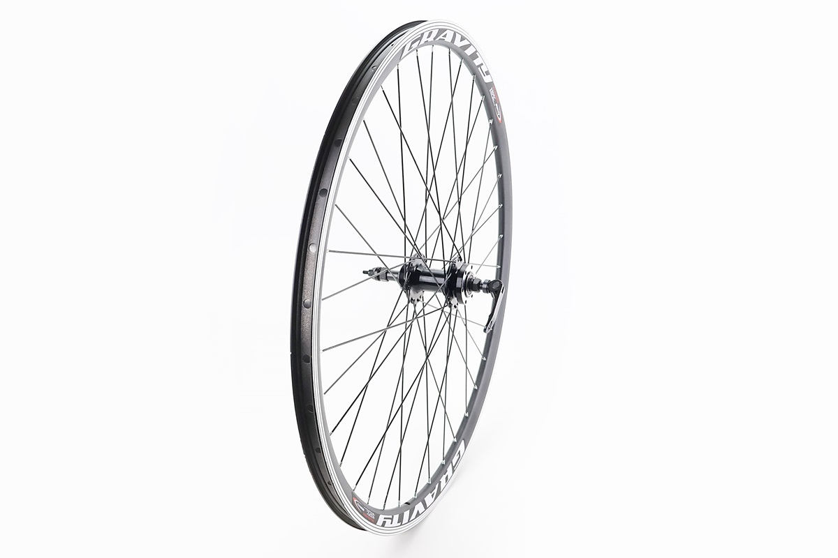 Колесо 29" заднее V/Disk-brake, обод и втулка 14Gx36H алюминиевые, пром-подшипники 6200 2RS, под вольнобег, крепл. эксцентрик, " GRAVITI" — изображение 2