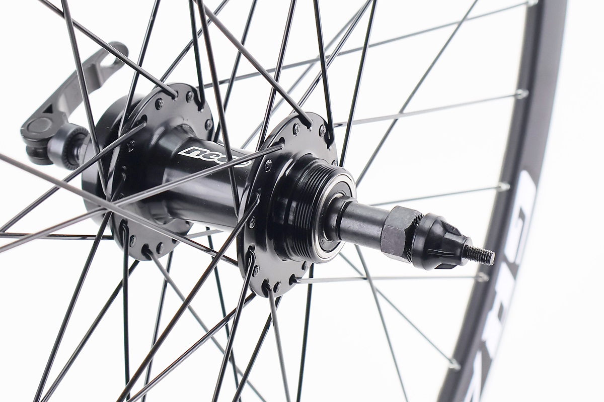 Колесо 29" заднее V/Disk-brake, обод и втулка 14Gx36H алюминиевые, пром-подшипники 6200 2RS, под вольнобег, крепл. эксцентрик, " GRAVITI" — изображение 3