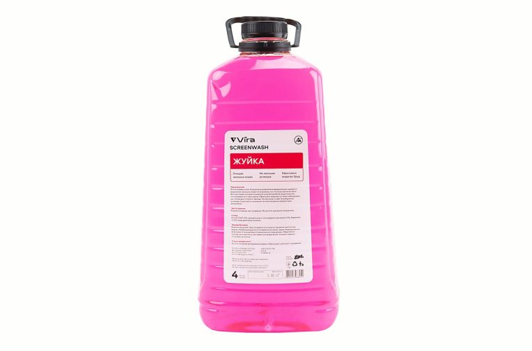 Рідина для очищення скла літня (в бачок омивача), “Жуйка” 4L