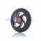 Колесо на самокат з підшипником  608-2RS, металеве, чорне, D110mm  #LZ-003