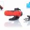 Габарит задний вело  5 диодов  4 режима, USB 220mAh #AS1010 крепление на трубу +клипса #DEN-068
