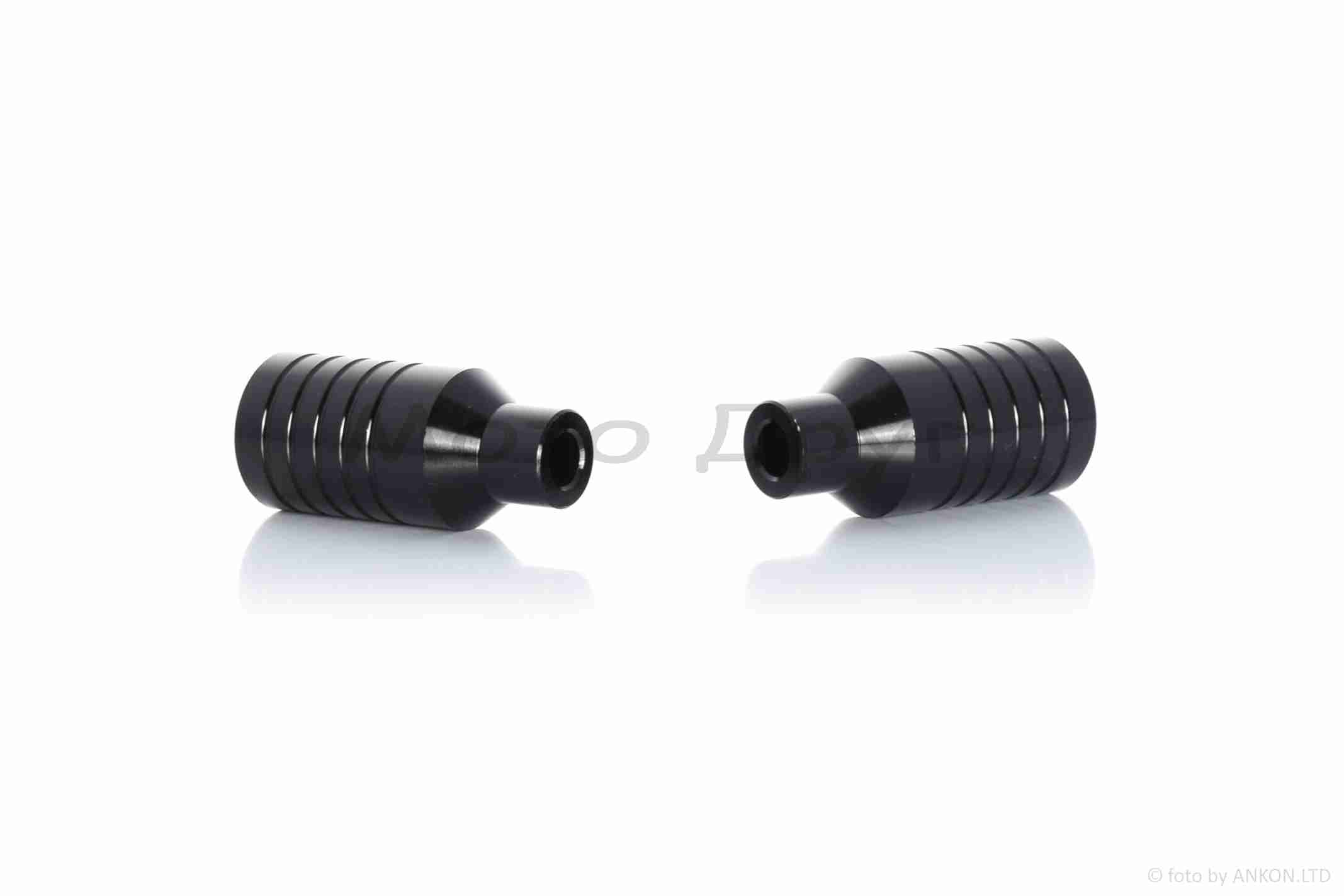Пеги для самокату, L55mm, чорні #LZ-008